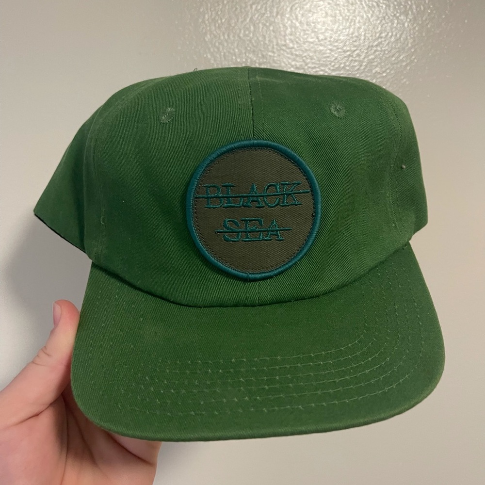 Green Black Sea Jacks Surfboard Snapback